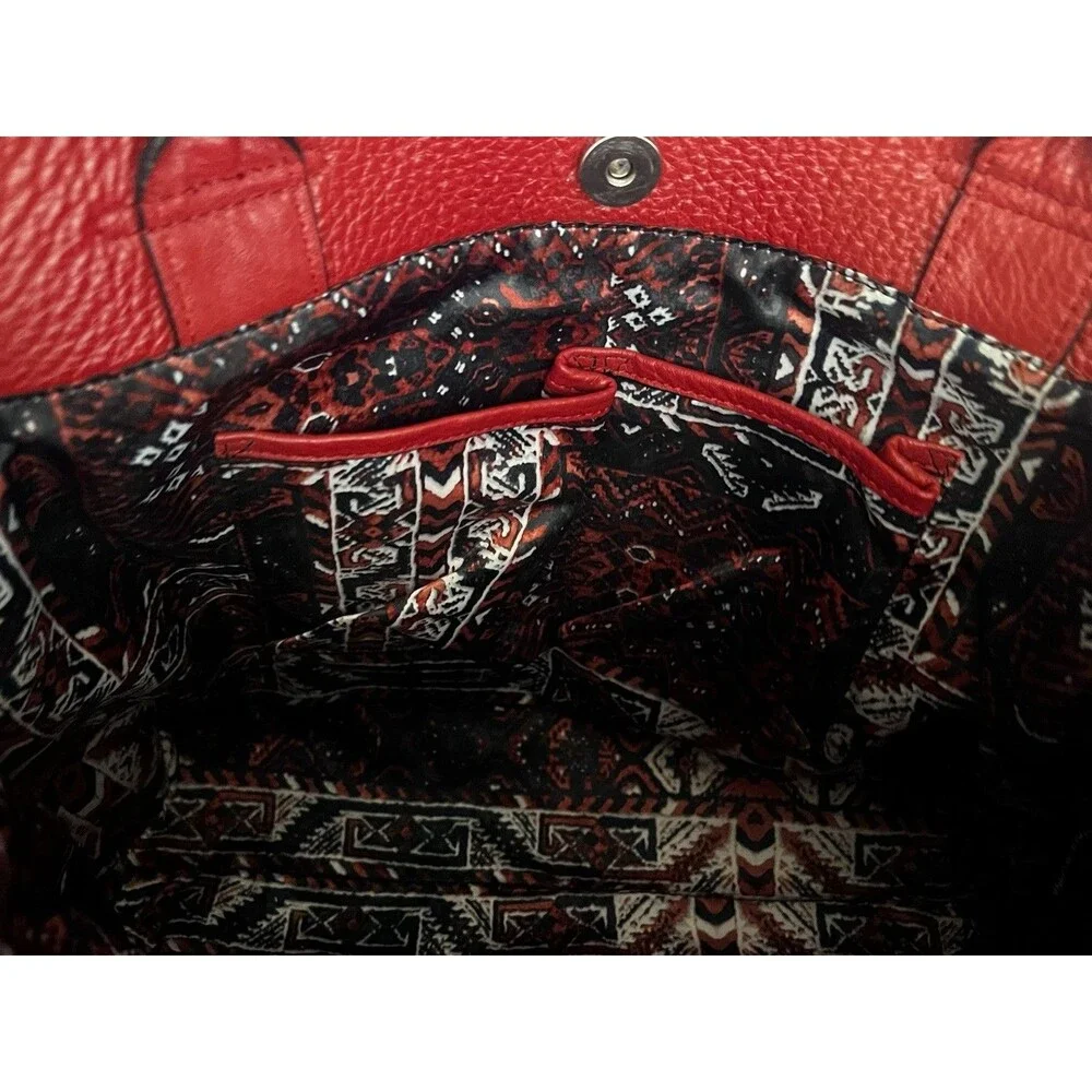 Sanctuary Hero Tote Red Pebbled Leather Satchel Shoulder Bag Nordstrom